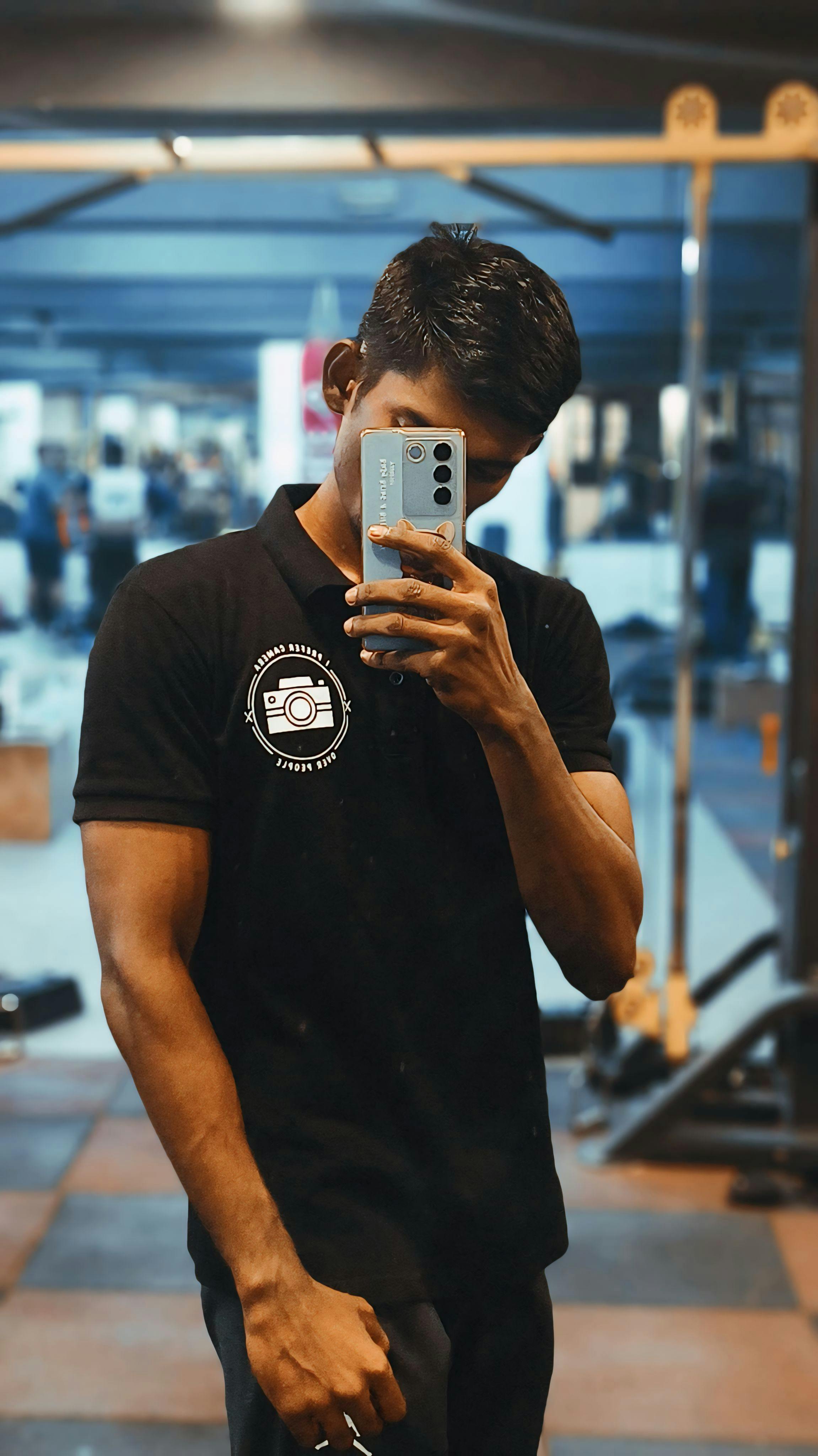 Athlete back in the gym